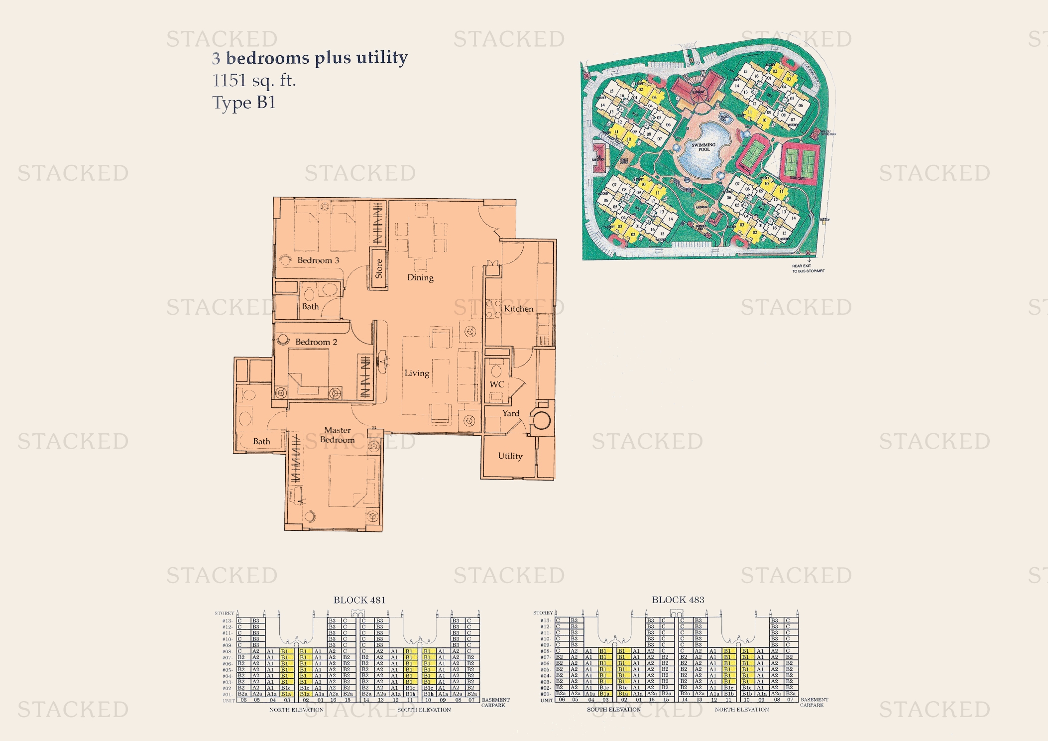 Stacked homes Castle Green Singapore Condo Floor Plans, Images And